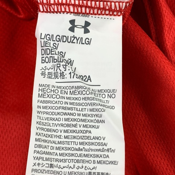 Texas Tech Red Raiders Baseball Jersey Men Large Red #9 Under Armour Team Issued - Picture 12 of 14